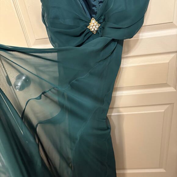 Michael Angelo VINTAGE green dress - Picture 8 of 12